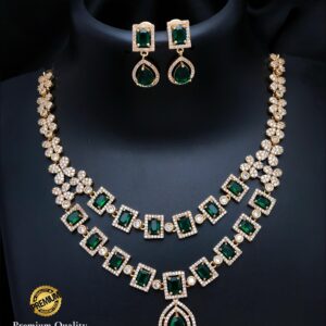 Premium Matte Finish AD Necklace