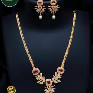 Premium Quality Micro Plated AD Necklace