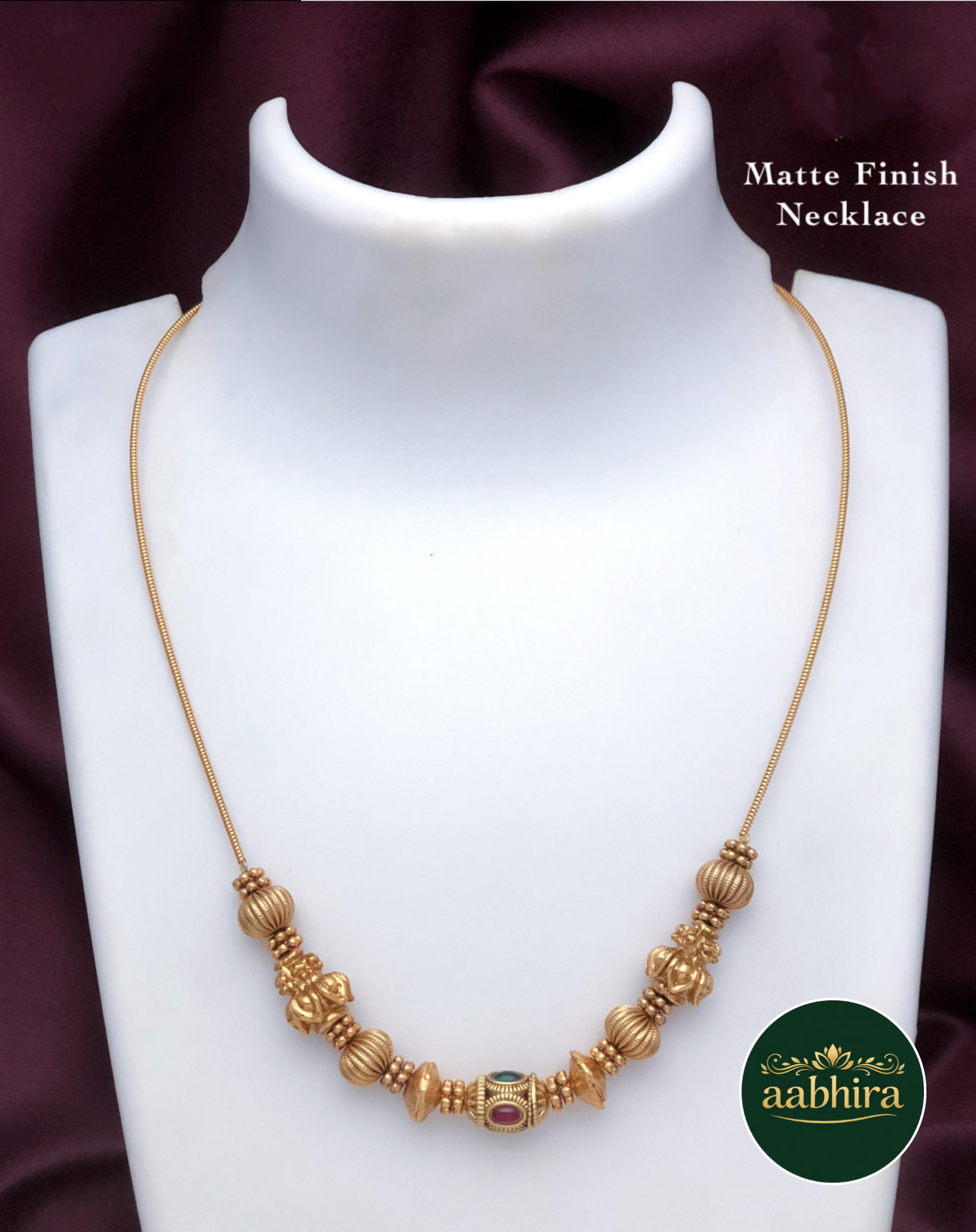 Matte Finish Necklace